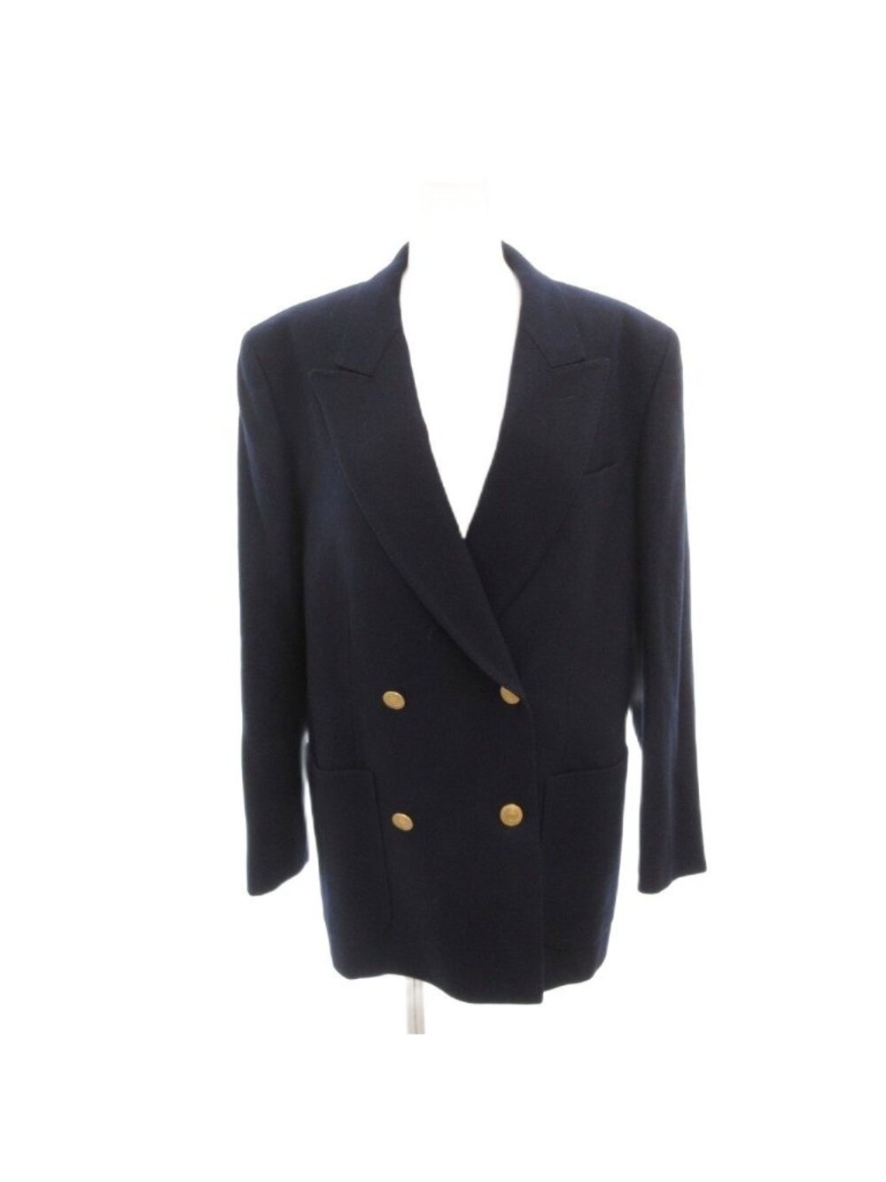 Dior Sports Tailored Jacket Blazer Double Gold Button Navy